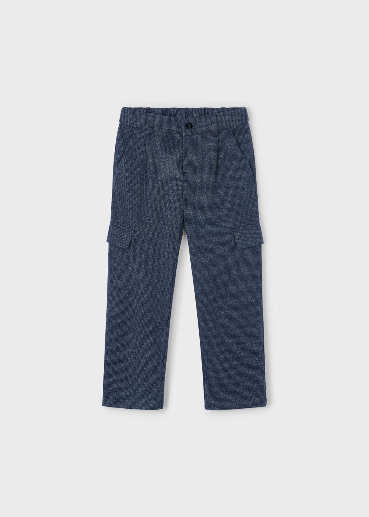 Pantalone Cargo Formale Marino Mix