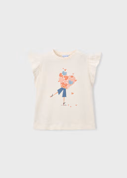 Set 3 Pezzi T-Shirt E Doppia Variante Leggings Azzurra