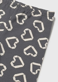 Completo Leggings Con Cerchietto Piombo