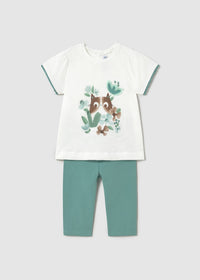 Completo Con Leggings Smeraldo