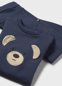 Comp Pantalone Lungo Azzurro