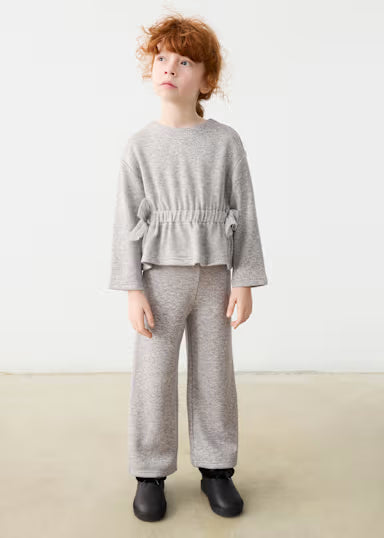 Completo Pantalone Maglia Grigio Mix