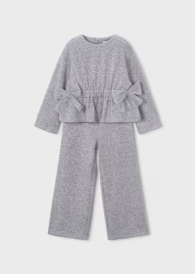 Completo Pantalone Maglia Grigio Mix