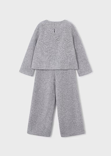 Completo Pantalone Maglia Grigio Mix