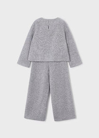 Completo Pantalone Maglia Grigio Mix