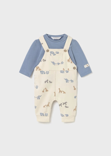 Completo Salopette Stampata Blue Bell