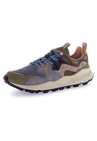 Sneaker Da Uomo Yamano 3 Military Grey Light Brown
