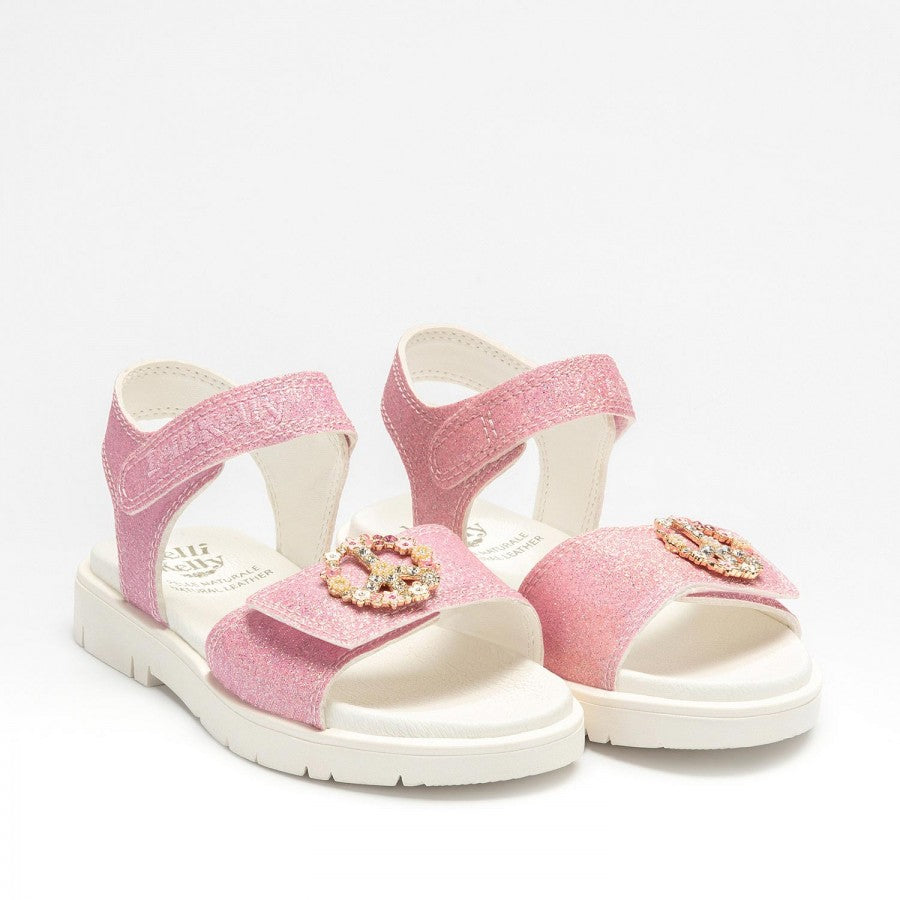 Sandalo Da Bambina Felicia Rosa Glitter