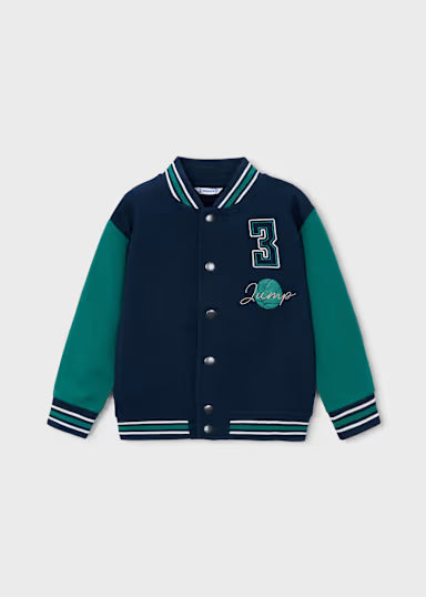 Felpa Bomber Blu
