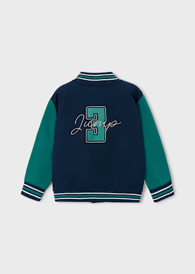 Felpa Bomber Blu