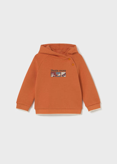 Pullover Con Cappuccio Zucca