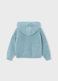 Felpa Tricot Con Pelliccia Lago