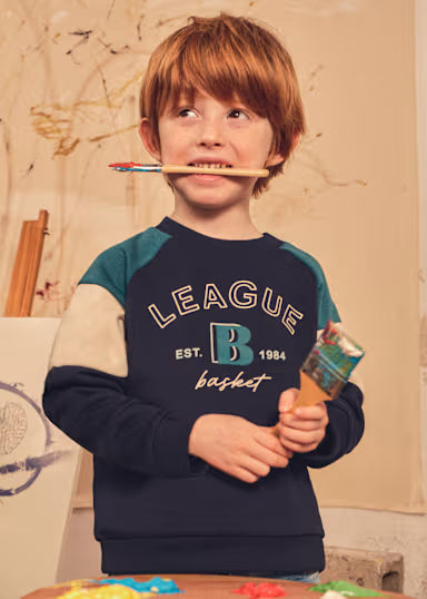 Felpa Giro League Blu