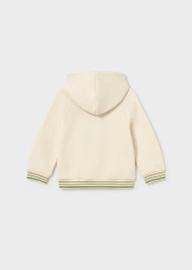 Pullover Con Cappuccio Dino Panna