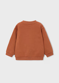 Felpa Girocollo Arancio