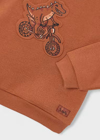 Felpa Girocollo Arancio