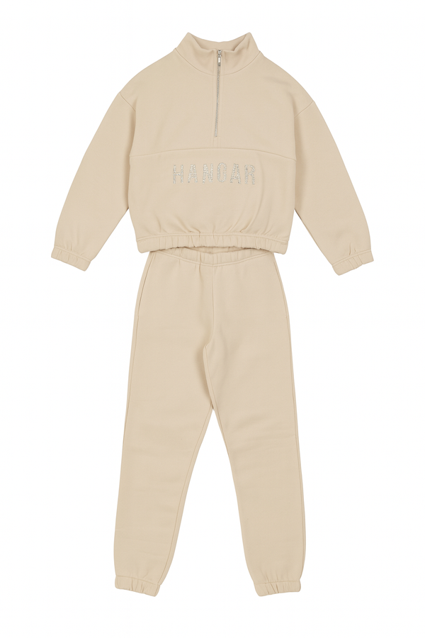 Completo Pantalone E Felpa Burro