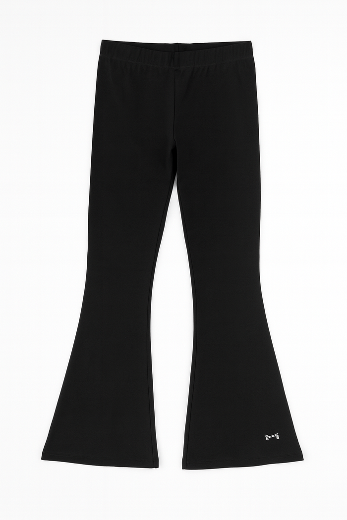Leggings A Zampa Nero