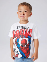 T-Shirt Bambino Bianca Spider-Man