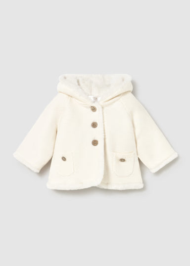 Cardigan Pompon Crema