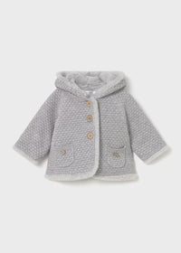 Cardigan Pompon Grigio