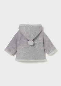 Cardigan Pompon Grigio