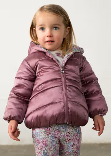 Giaccone Reversibile Rosa