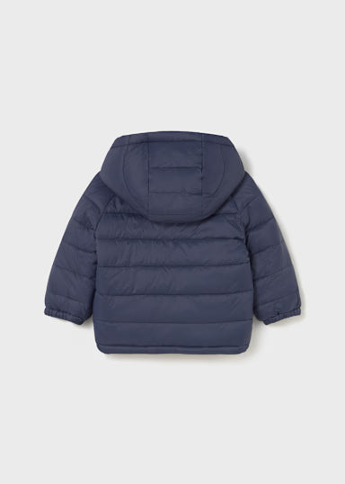 Giaccone Soft Reversibile Azzurro