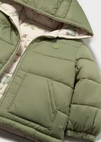 Giaccone Soft Reversibile Panna Verde