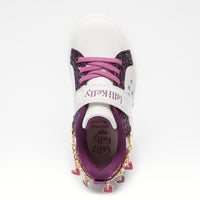 Sneakers Bianca con Glitter e Gioelli