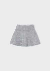 Gonna Tricot Perle Grigio Mix