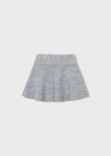 Gonna Tricot Perle Grigio Mix