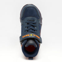 Sneakers Alta Dinosauro Blu/Arancio