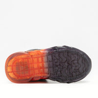 Sneakers Alta Dinosauro Blu/Arancio