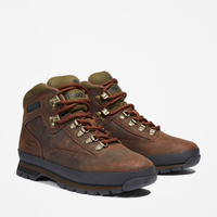 Timberland Euro Hiker Mid Lace-Up Boot In Pelle Brown