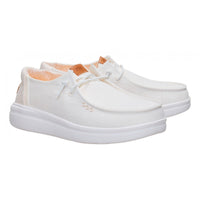 Scarpa Da Donna Wendy Rise Chambray Grid White