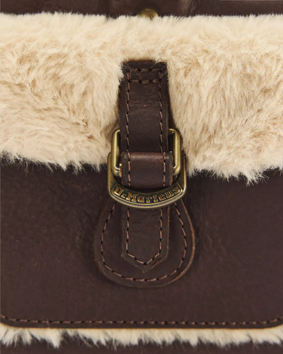 Bag Dark Brown Natural Grizzly Milo Fur