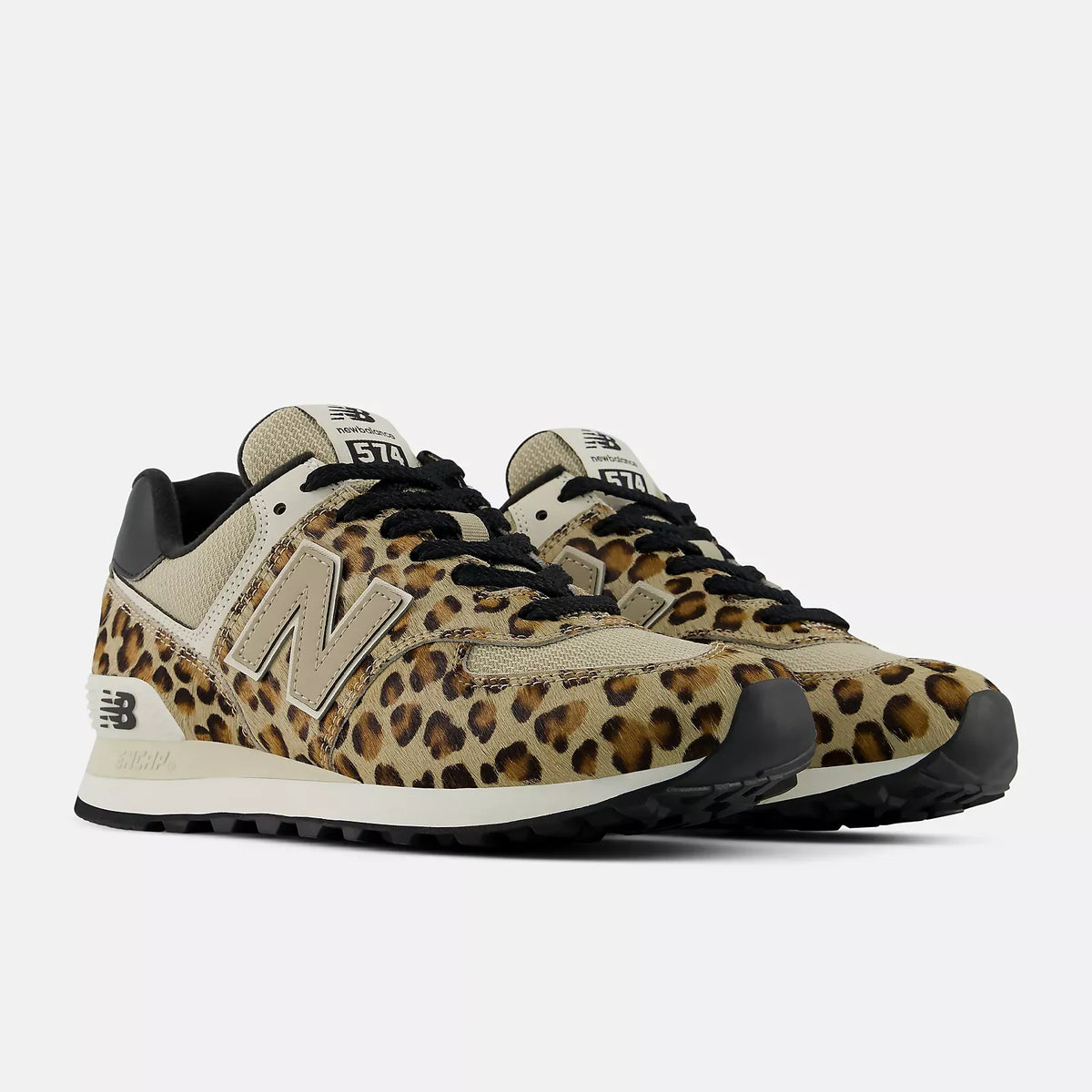 Scarpa Lifestyle Donna 574 Animalier Marrone