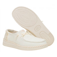 Scarpa Da Donna Wendy Espadrille Woven White