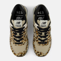 Scarpa Lifestyle Donna 574 Animalier Marrone