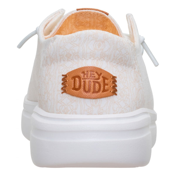 Scarpa Da Donna Wendy Rise Chambray Grid White