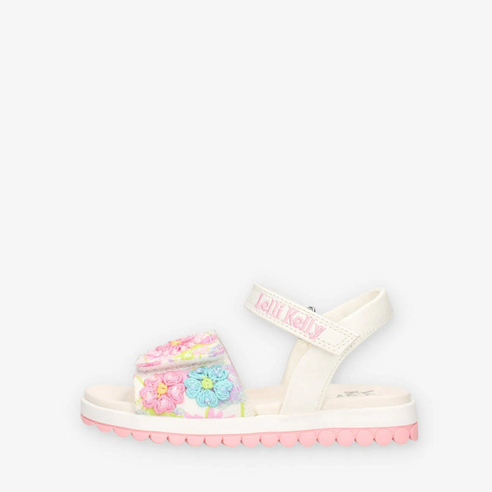 Sandalo Eloise Fantasia Bianco Floreal