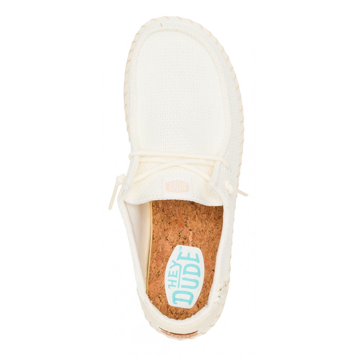 Scarpa Da Donna Wendy Espadrille Woven White