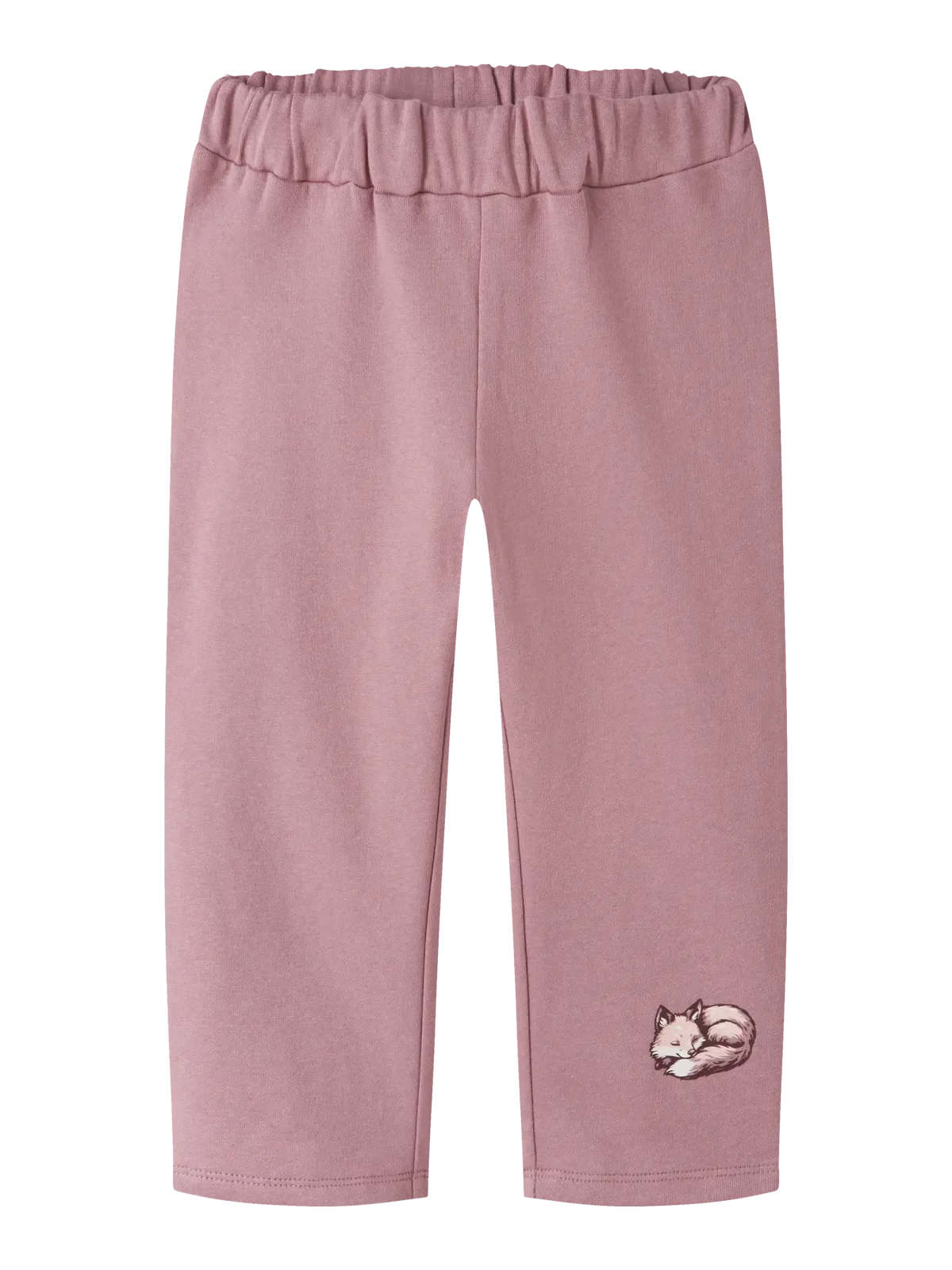 Pantaloni Tuta Rosa Scuro Con Volpe