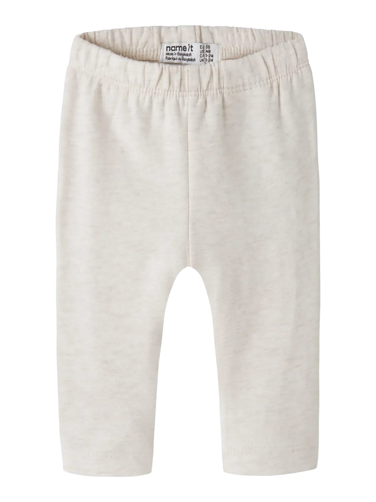 Leggings Panna In Cotone Elasticizzato