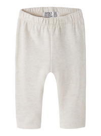 Leggings Panna In Cotone Elasticizzato