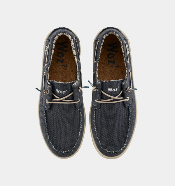 Scarpa Da Uomo James In Tessuto Blu