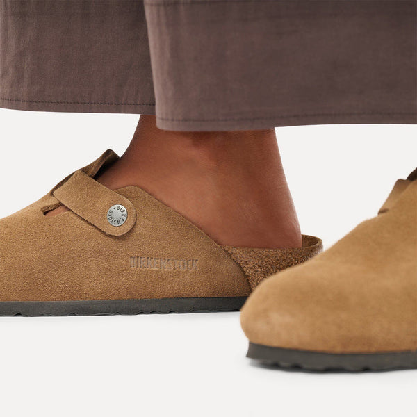 Boston dark tea Suede Leather
