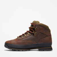 Timberland Euro Hiker Mid Lace-Up Boot In Pelle Brown