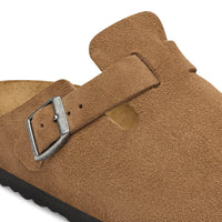 Boston dark tea Suede Leather